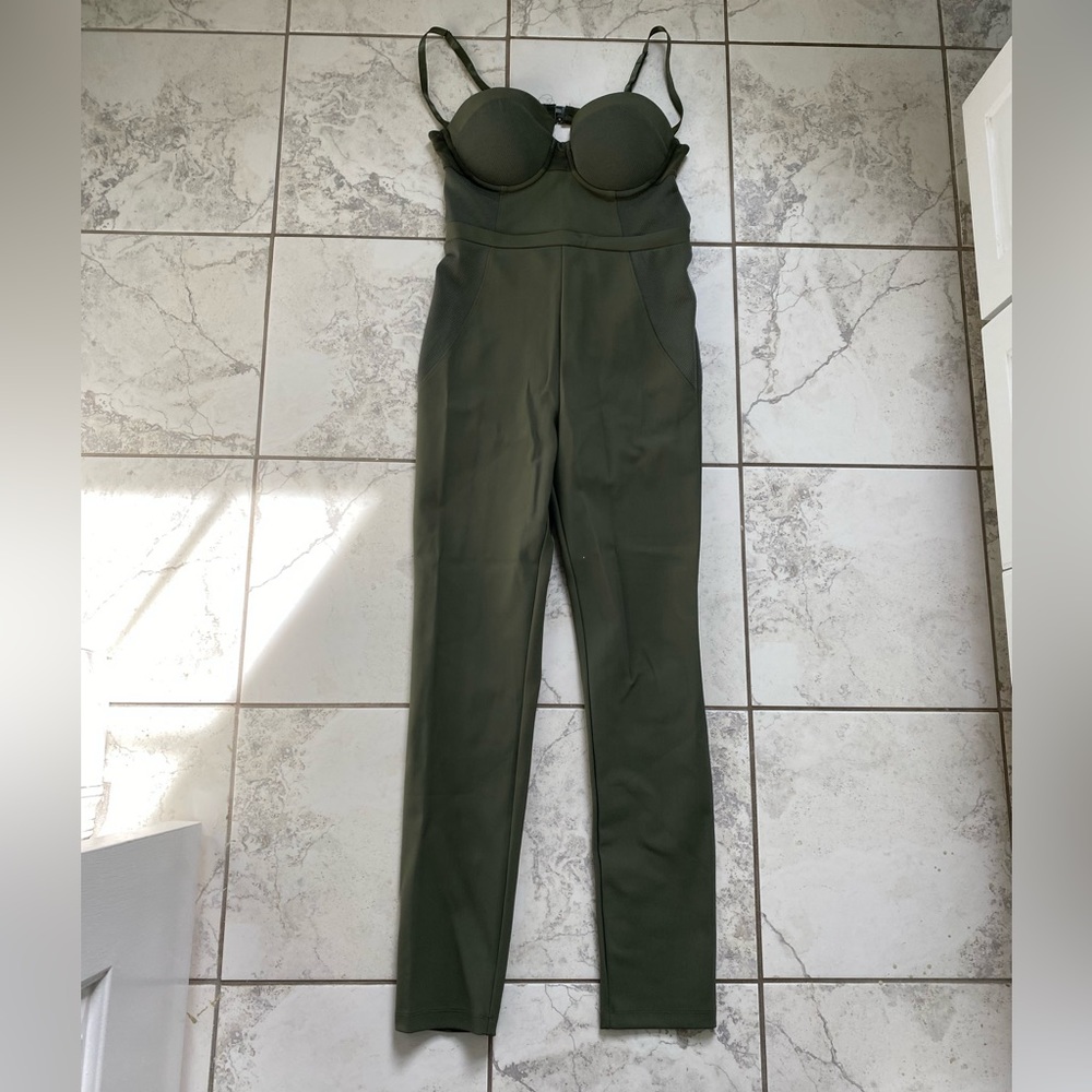 Marciano • Bodycon Army Green Jumpsuit